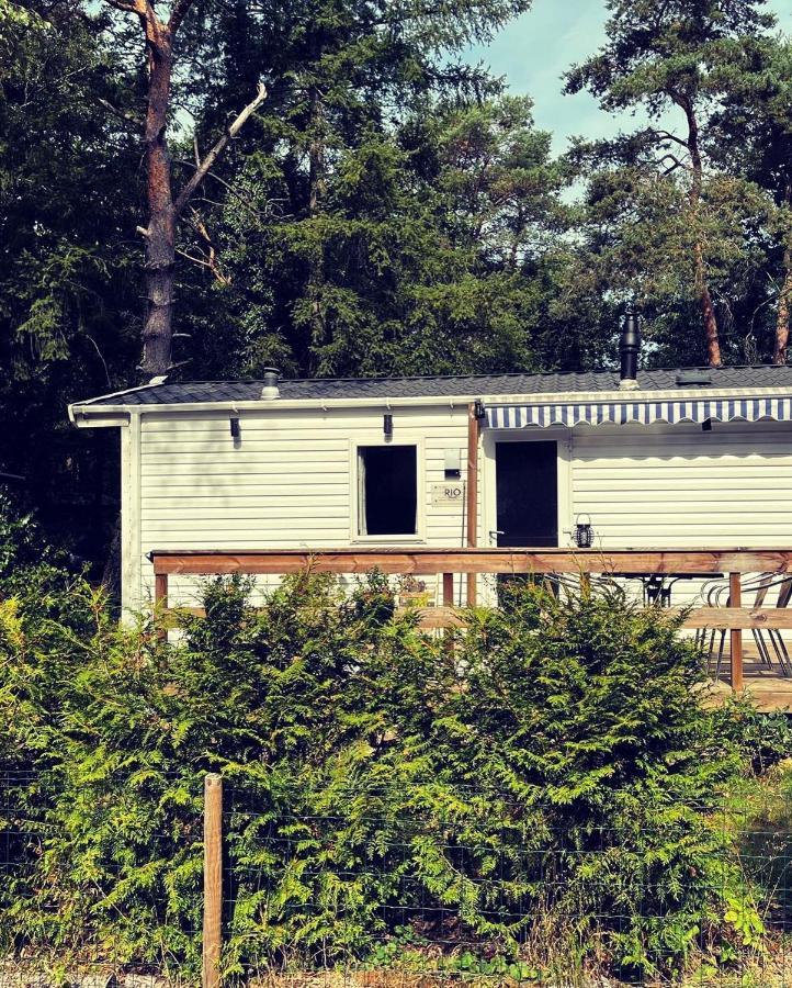 Knus Chalet Midden In De Bossen Nunspeet Exteriör bild